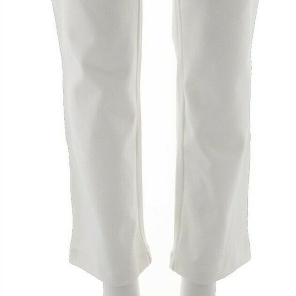 NWT ISAAC MIZRAHI PONTE KNIT ANKLE PANTS 28W - Picture 3 of 10